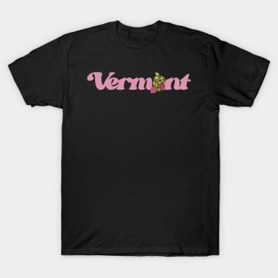 Vermont Proud Red Clover State Flower T-Shirt